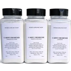Carpet & Upholstery Freshener 16 oz Natural Deodorizer with Lavender and Pineapple and Sage and Mango and Coconut Scents