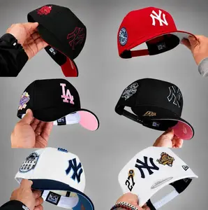 MLB New Era Yankees Dodgers Baseball Hat – 59FIFTY Fitted Snapback Cap, Unisex Urban Streetwear Style, Gorras de Béisbol Unisex, Vintage Sports Look, TikTok Trend USA 2026