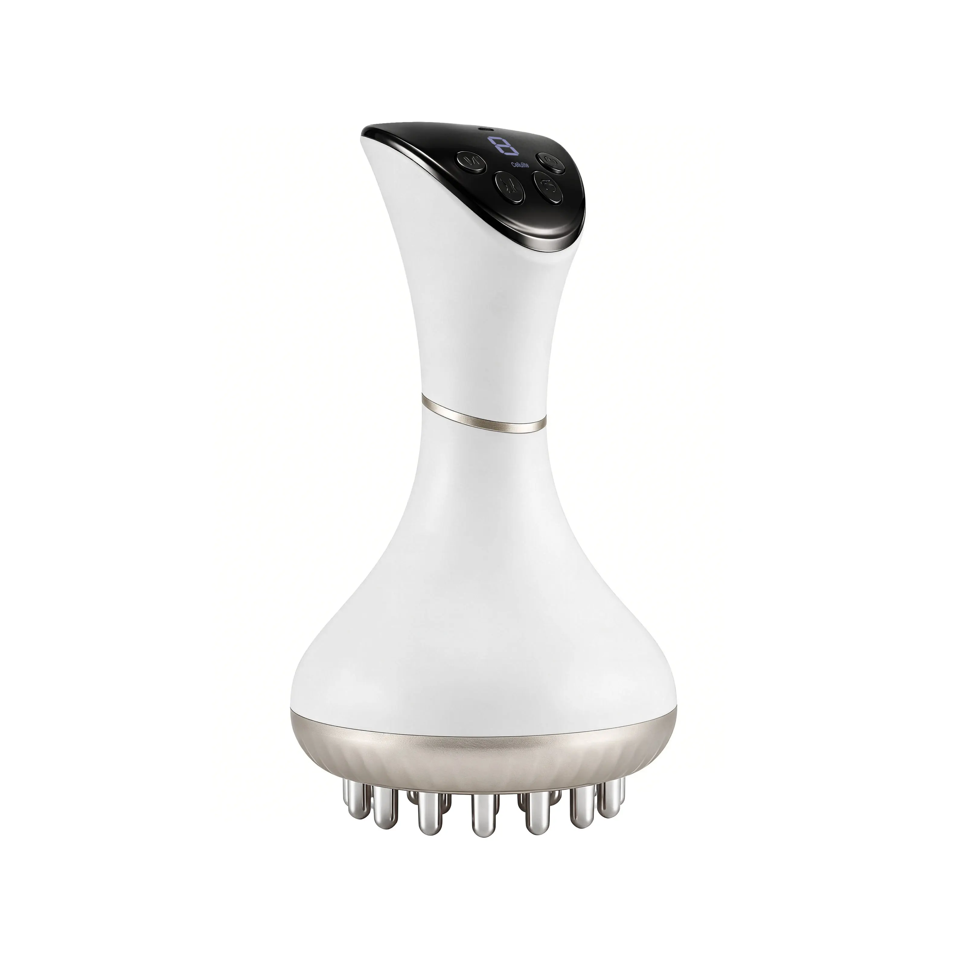 Upgraded 4-in-1 LED Body Sculpting & Lymphatic Drainage Massager - Professional Heated Vibration Handle Tool for Skin Tightening, Cellulite - Portable Daily Self-Care Gift for Beauty & Personal Care Enthusiasts