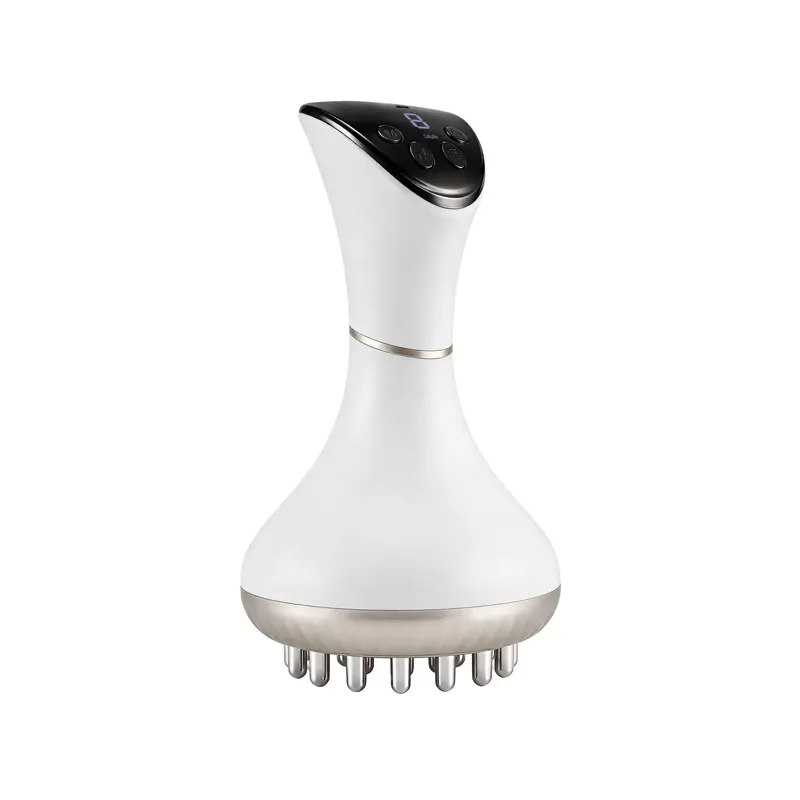 Upgraded 4-in-1 LED Body Sculpting & Lymphatic Drainage Massager - Professional Heated Vibration Handle Tool for Skin Tightening, Cellulite - Portable Daily Self-Care Gift for Beauty & Personal Care Enthusiasts
