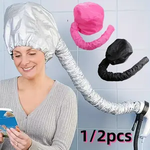 Hands-Free Hair Dryer Bonnet – Dry Hair Faster, No More Arm Pain, Create Bouncy Long-Lasting Curls, Easy Volume Styling at Home