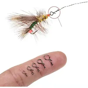 Stainless Steel Quick Change, Fast Easy Snaps For Fly Fishing, Fly Hook, Combo Hook