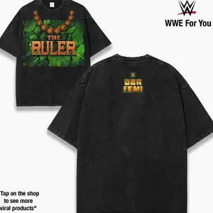 Oba Femi The Ruler Oba Femi From Rising Force to NXT Champion Dominating With Power Precision and Ruthless Strength Crushing Opponents and Building a New Legacy in WWE 230gsm Premium Cotton Streetwear Rule the Ring Own the Power graphic tee PP4