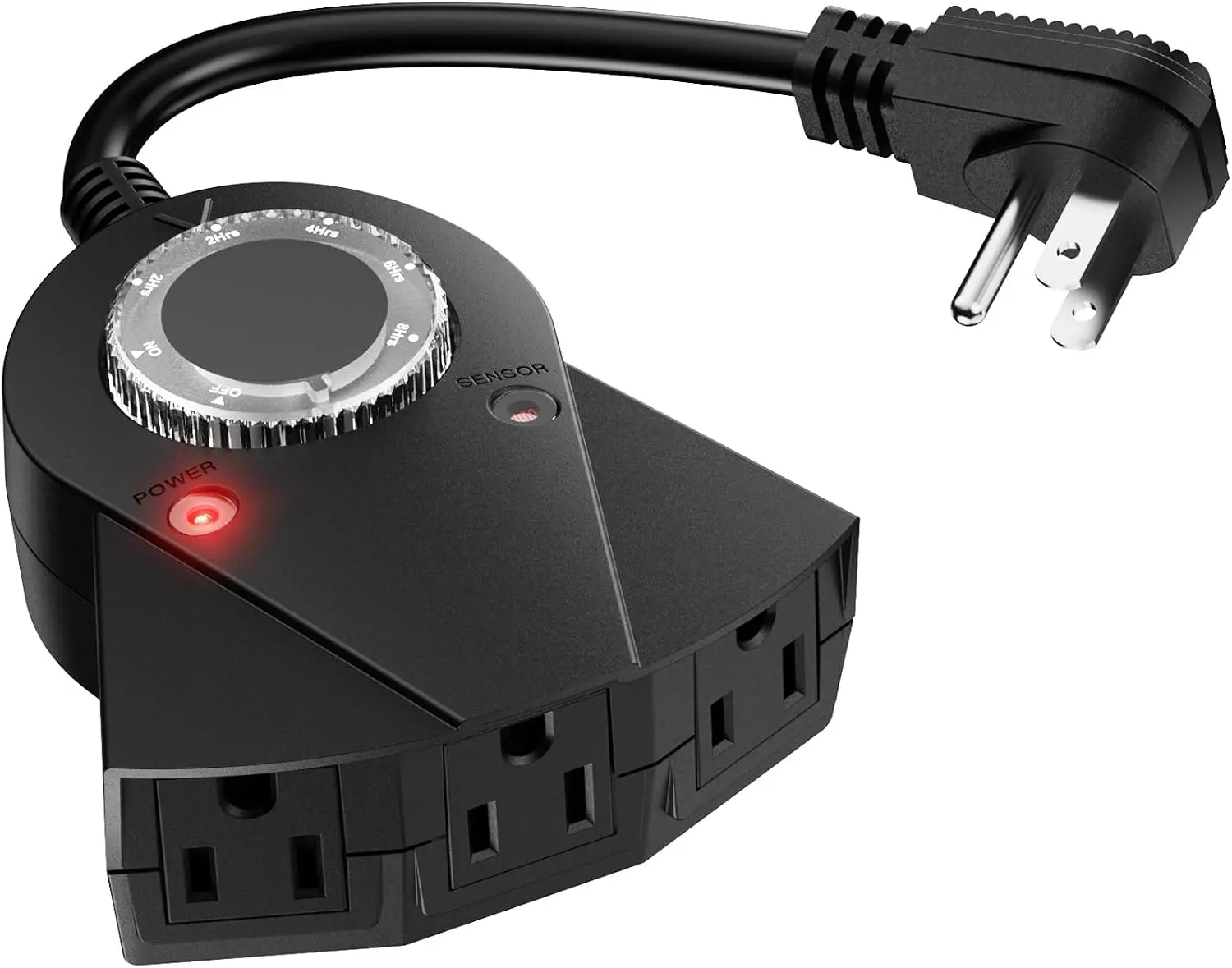 Outdoor Light Timer Waterproof 24 Hours Plug In