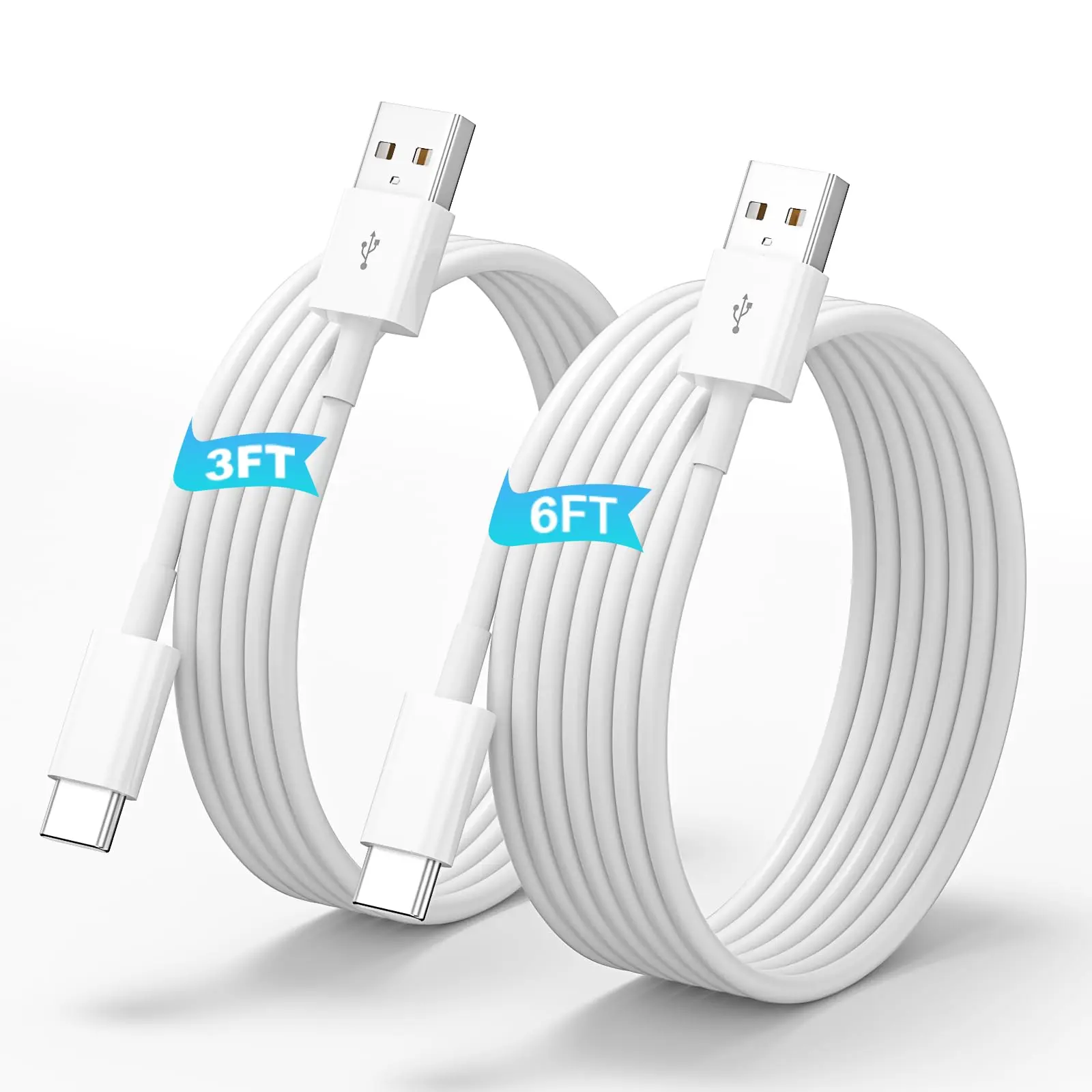 Carplay Cable 3FT+6FT for iPhone 15/16, 15 Pro Max/15 Plus, USB A to USB C Cable for Carplay USB C Cord, iPad 10th, iPad Pro 12.9/11, iPad Air 5/4th Charger Cable for Carplay USB C Cord Android Charging charger portable..charger