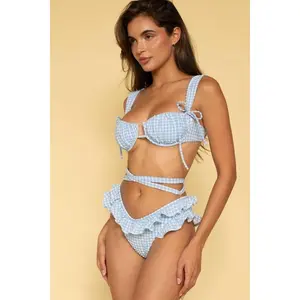 Peri Micro Gingham Ballet Lulu Bikini Bottom