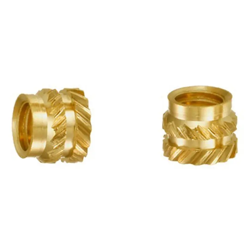 300Pcs M3 Thread Knurled Brass Threaded Heat Set Heat Resistant Insert Embedment Nut,M3X5X4,for 3D Printer Voron 2.4 Etc