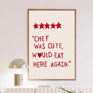 Kitchen Quotes Canvas Poster, Trendy Wall Art, Preppy Girly Kitchen Decor, Home Decor, Modern HomeDecor, Wall Picture for Dining Room, Living Room, Dorm, Ornaments