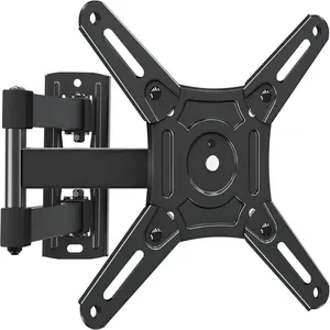 UL Listed Full Motion TV Monitor Wall Mount for Most 14-42 Inch LED LCD Flat Screen TVs & Monitors, Swivels Tilts Extension Rotation, Bracket Max VESA 200x200mm, up to 33 lbs.