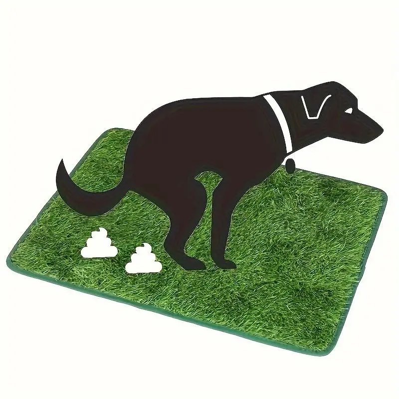Washable & Reusable Dog Potty Training Mat, Odor-control Artificial Grass Pad, Indoor Puppy Housebreaking Pads for Easy Clean