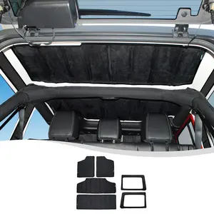 For 2012-2018 Jeep Wrangler JK Hardtop & Tailgate Window Headliner Heat Sound Insulation auto accessory