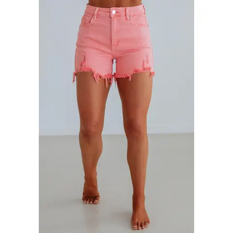 Maddie Risen Shorts - Flamingo