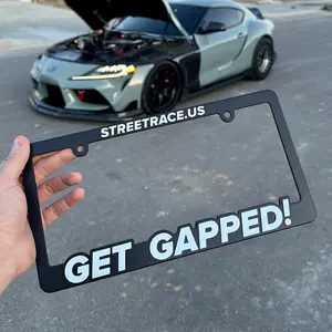 Get Gapped! License Plate Frame