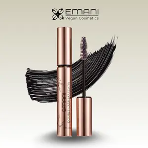 [Emani] Double Lash Mascara for Fuller, Longer Lashes | Lash-Serum Infused, Smudge-Free, Vegan Formula