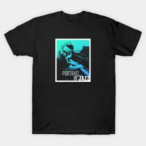 Portrait in Jazz Classic T-Shirt, Jazz Shirt, jazzman unisex shirt, classic jazz Tees, jazz club, jazz lover, musician, Casual, Fashion, Menswear, Retro, Streetwear, Top, Vintage, Classic, Stylish, Basic, Cotton