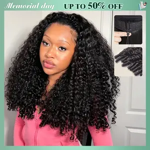 [26 inch only $119] Afterblack Burmese Curly Glueless Half Wig For Women Seamless Flip Over Drawstring Wig Wear Go Half Wig Invisible Hairline Glueless Curly Human Hair Beginner Friendly #HairStyle #TikTokShopSpringGlowUp#Summervibes