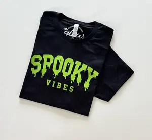 Glow In The Dark Spooky Vibes T-shirt (Unisex) SMALL TO 5X Cotton T-shirt Casual Soft Streetwear women