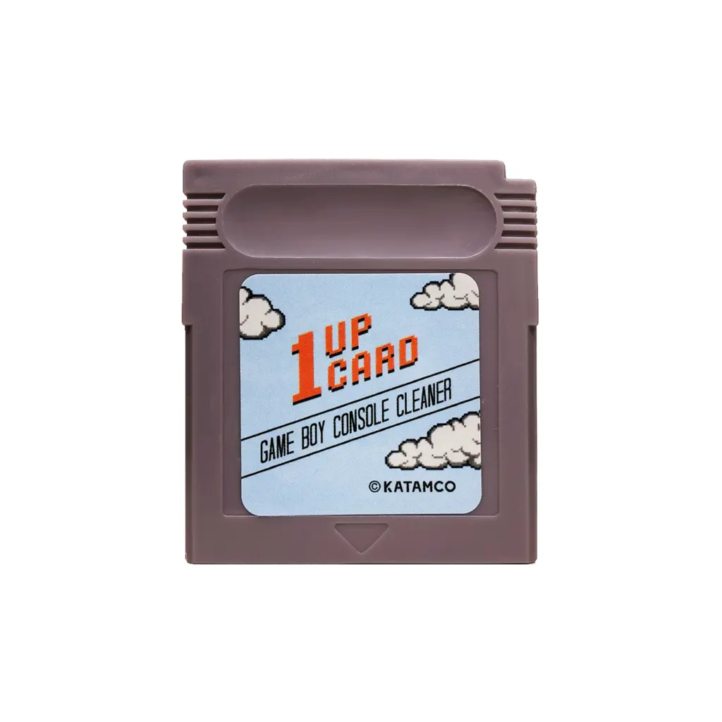 1UPcard™ Video Game Console Cleaner compatible with Game Boy, Game Boy Color, Game Boy Advance, Evercade VS