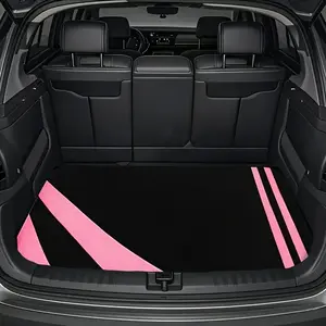 Block Car Trunk Mat, Simple Fashion Design, Suitable for Cars Trucks Suvs, Perfect Gift for Holidays, Car Accessory