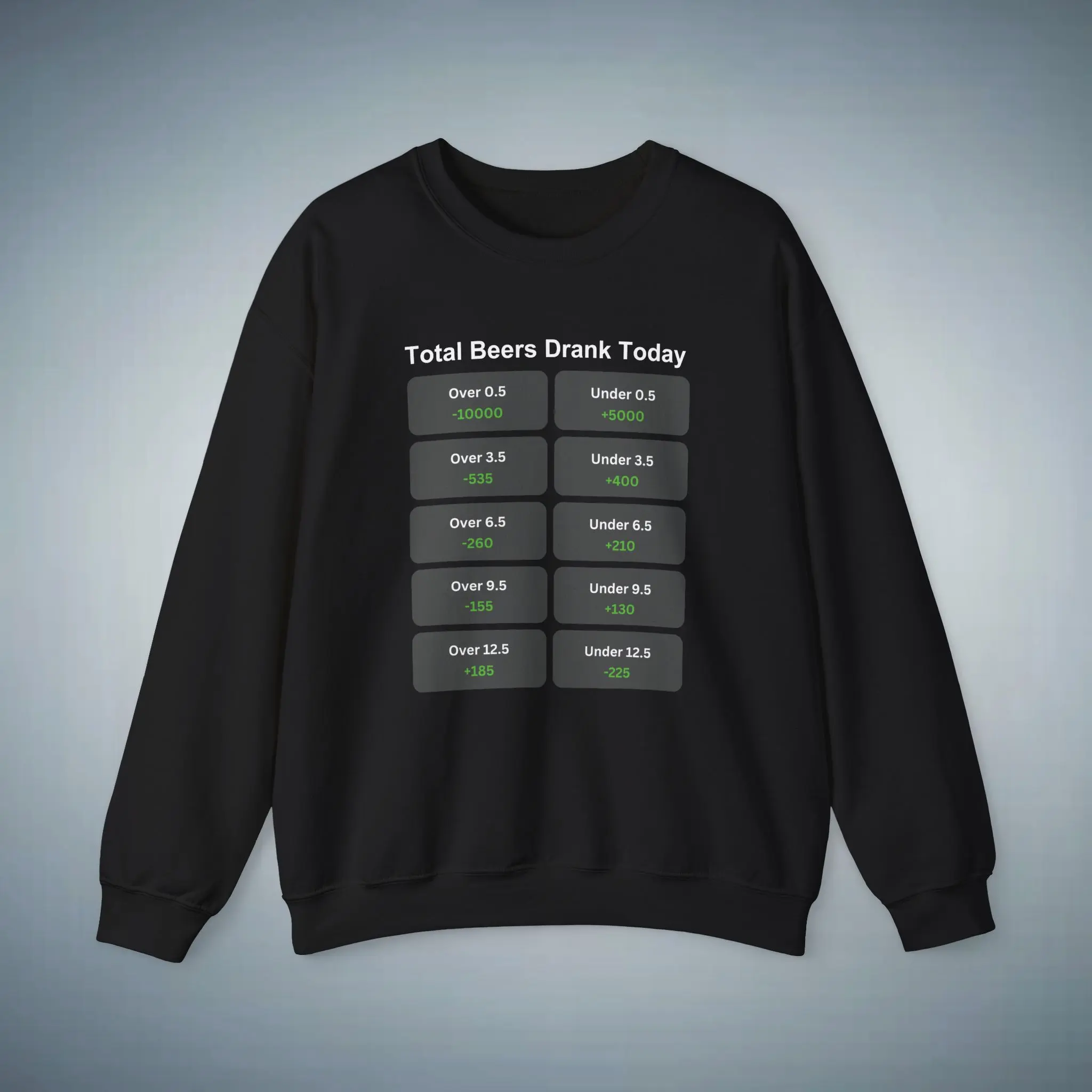 Sports Betting Sweatshirt For Bar Sports Betting Sweatshirt For Day Drinking Funny Crewneck For Bar Total Beers Drank Today Sweatshirt