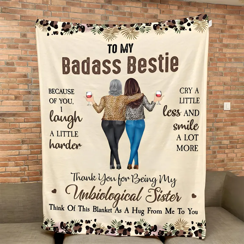 A Medical Hot Blanket For A Dearest Friend. This Blanket Made Me Smile Even More Because Of You - A Special Gift For A Best Friend, Sister Or Any Woman In Your Life. Perfect For A Friend, Loved One Or As A Birthday Present.
