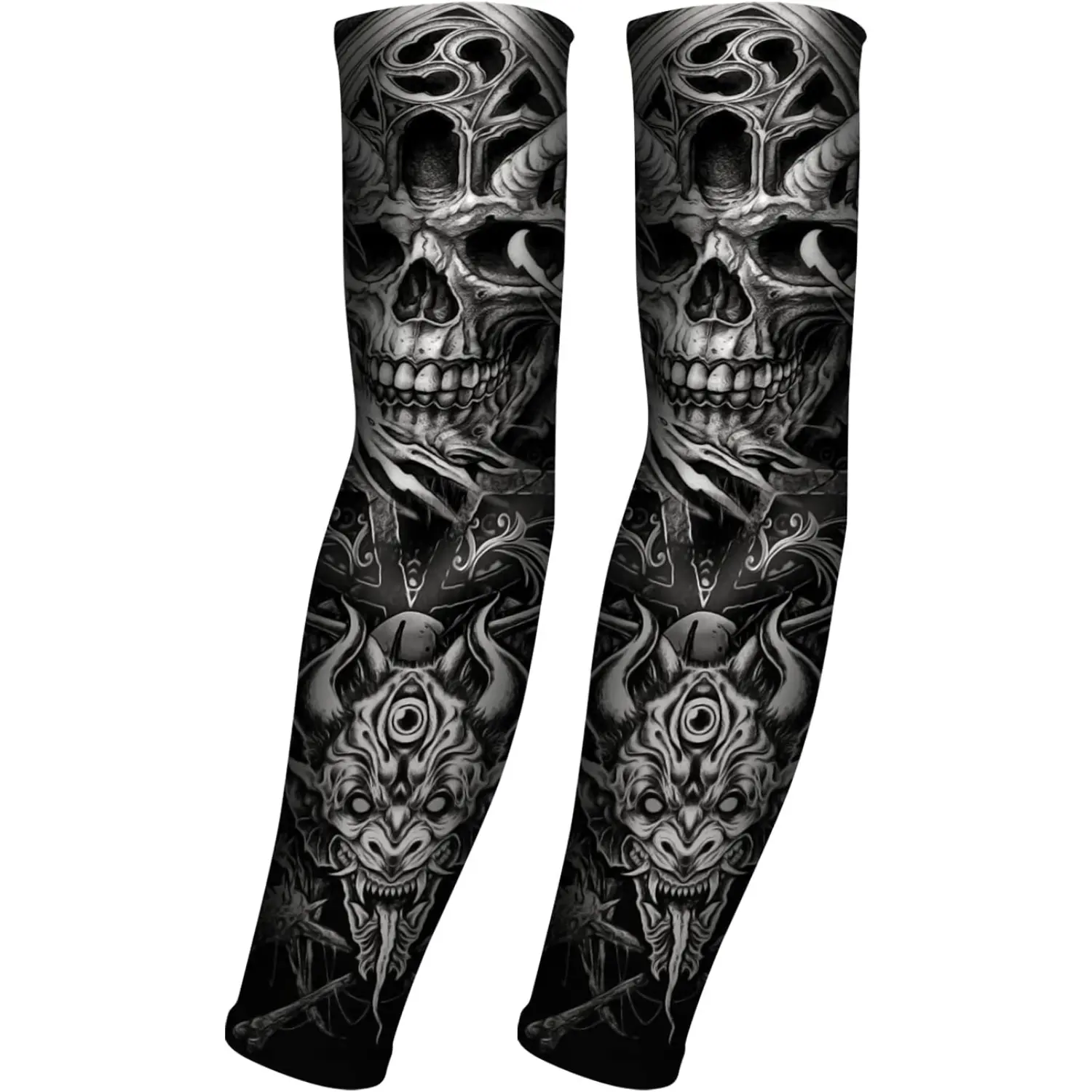 Tattoo Arm Sleeves Compression Sports Sleeves for Men Women