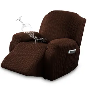 1-Seat Recliner Cover - Jacquard Stretch Slipcover for Single Cushion Reclining Chairs, Machine Washable Furniture Protector #TikTokShopCyberMonday