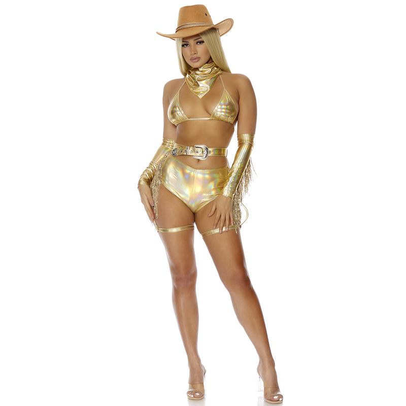 Forplay Women's Halloween Lasso Up Sexy Cowgirl Costume