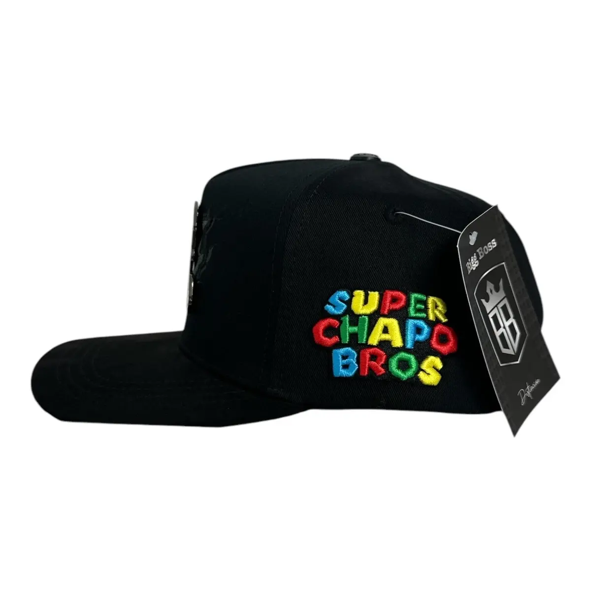 Super Ch4po Bros BiggBoss Black Hat for Men - Fashion Accessory