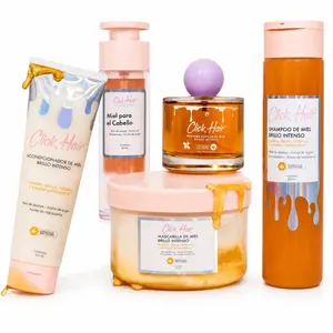Click Hair KIT MIEL BRILLO INTENSO CLICK HAIR Shampoo Acondicionador Mascarilla Miel Perfume for Intense Shine and Moisture