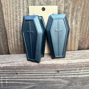 Coffin earrings