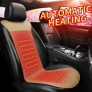 Winter Car Heating Cushion - Single Seat 12V/24V Universal Heated Seat Pad Heating Pad