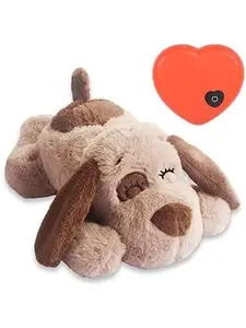 Beverly Shark Puppy Heartbeat     Calming Aid Puppy Heartbeat Stuffed  Behavioral  Sleep Aid Comfort Soother Plush  for Puppies Cats
