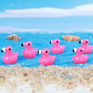 50pcs Real Color Resin Flamingo Figurines Gift, Festival Decorations, Perfect for Home Bedroom Decoration, Party Supplies, Animal Lovers' Gifts