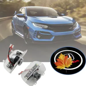 💡 2Pcs LED Car Door Welcome Ghost Shadow Light Bulbs Fits Honda ✅ 3W 12V, Compatible With Accord/Odyssey/Elysion/Spirior/CR-Z ✅ Easy Install, Upgrade Ambience & Safety, Car Ambient Lighting Led Lights Car