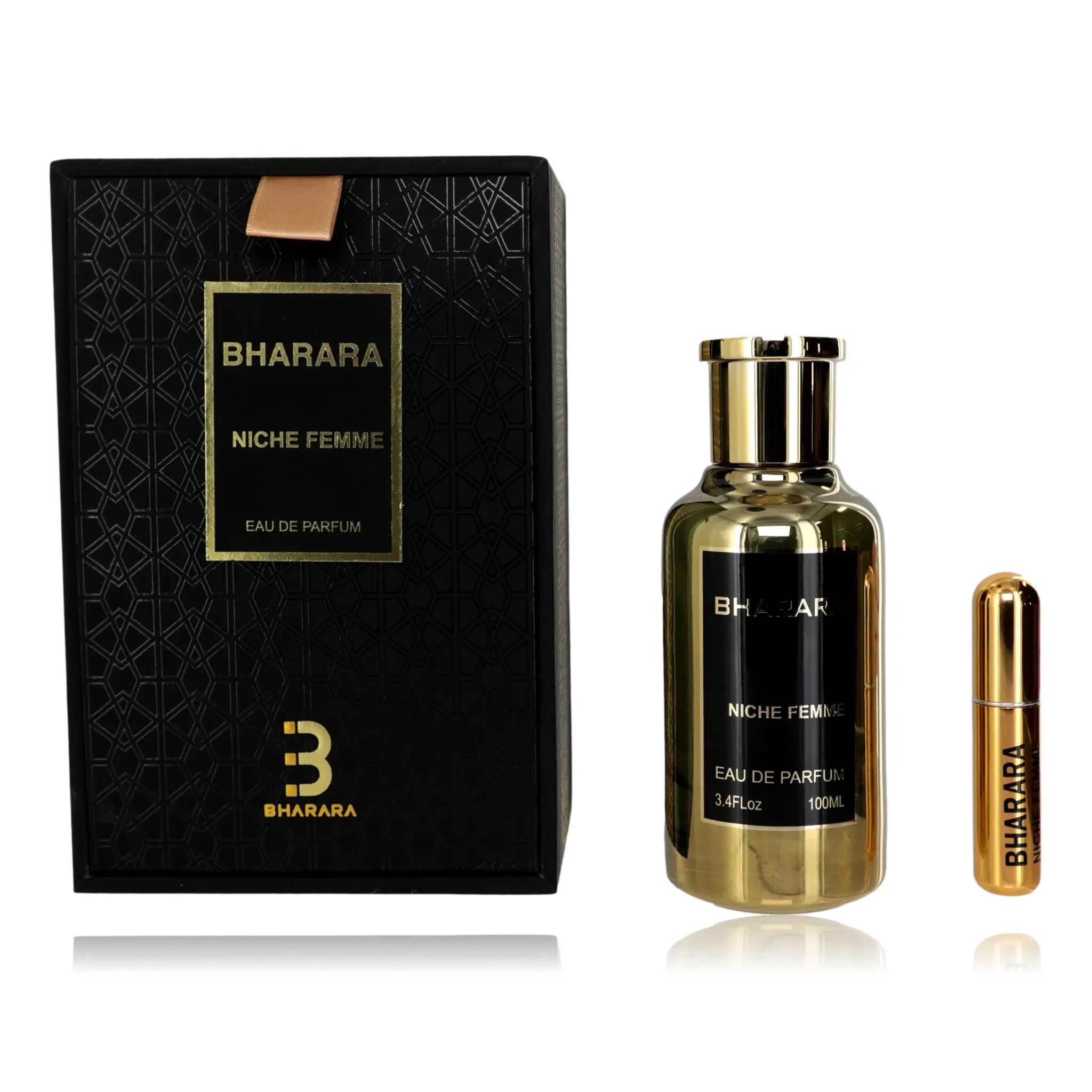 Niche Femme by Bharara Women's EDP Spray, 3.4 oz (3 to 3.9 fl oz), Subtle & Travel Friendly Fragrance