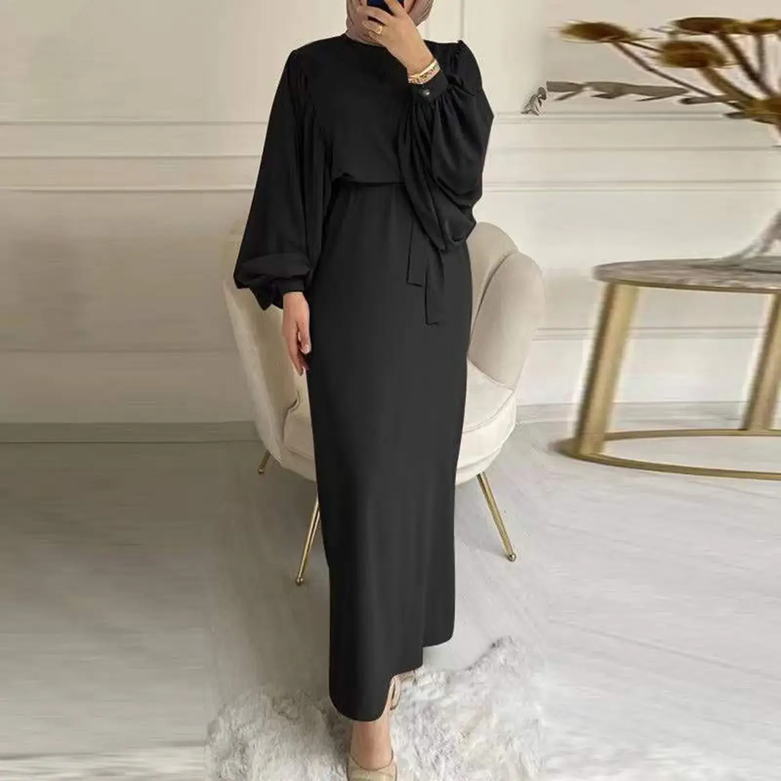 Abaya for women - Beautiful black dress abaya - Abaya dresses for muslim women - Abaya for women dubai .