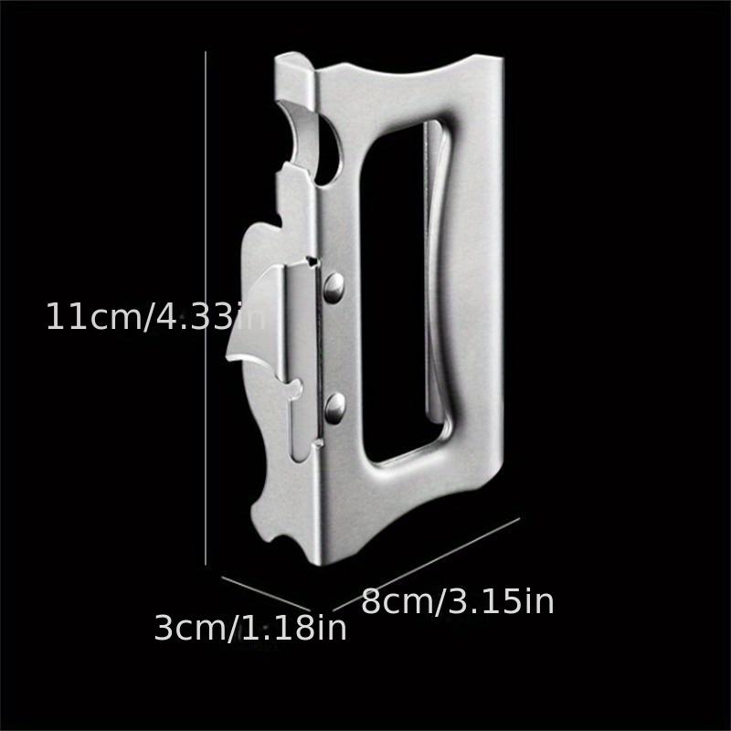 Stainless Steel Multifunctional Can Opener - Easy Grip Manual Kitchen Tool for Beer, Soda, and Food Cans - Durable & Efficient Household Gadget, Can Lid Opener | Ergonomic Design | Robust Construction, Can Openers for Kitchen