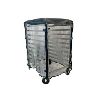 Bun Rack Cover, 21"W x 26.5"D x 33"H, Mesh Netting