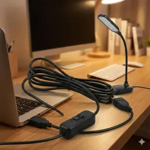Smart USB Extension Cord with Switch On/Off Control - Data Transfer & Charging for LED Strips, USB Fans, Low Power Devices, Multi-Port Hub, Micro Electronics Power Management Cable