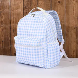 2025’sMONOBLANKS  Viral Plaid Ruffle Backpack  Cute, Spacious & Perfect for School, Travel + Everyday Use!Your NEW Favorite Backpack  Pink & Blue Plaid + Ruffle Design = Aesthetic + Functional!Viral TikTok Backpack  Cute Plaid Style
