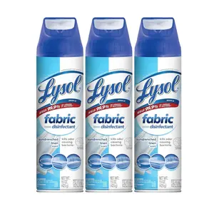 Fabric Disinfectant Spray, Sanitizing and Antibacterial Spray, For Disinfecting and Deodorizing Soft Furnishings, Sundrenched Linen 15 FL. Oz (Pack of 3)