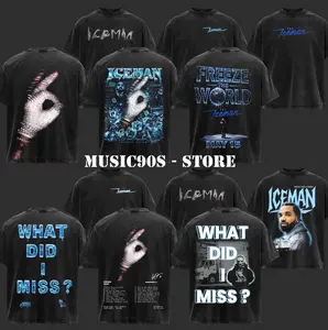 [Collection] Drake Iceman 2026 Album Graphic Tee, Washed Cotton Hip Hop Shirt, OVO Inspired Rap Merch, Vintage Portrait T-Shirt, Y2K Streetwear Oversized Fit, Fan Gift Apparel