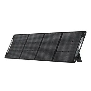 200W Portable Solar Panel for Power Station, Foldable Solar Panel w/ 4 Kickstands, IP65 Waterproof Solar Panel w/MC-4 Output for Outdoor RV Camper OUKITEL