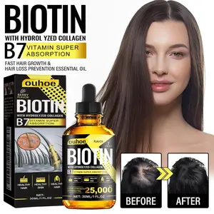 OUHOE Collagen B7 Vitamin Hair Care Essential Oil — Nourishes hair, gentle care for smooth hair