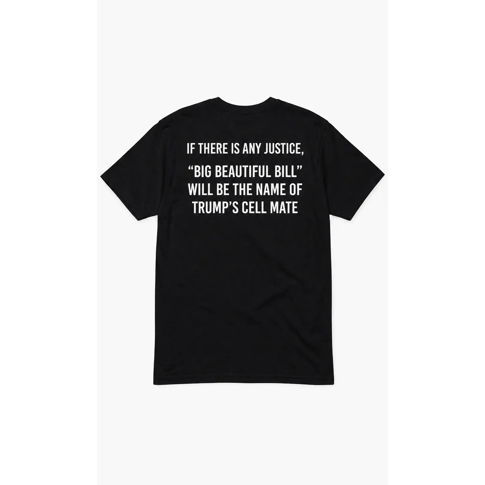 Political Satire Back‑Print Men T‑Shirt, Funny Political Joke Novelty Graphic Tee, Sarcastic Statement Casual Cotton Short Sleeve T‑Shirt for Men