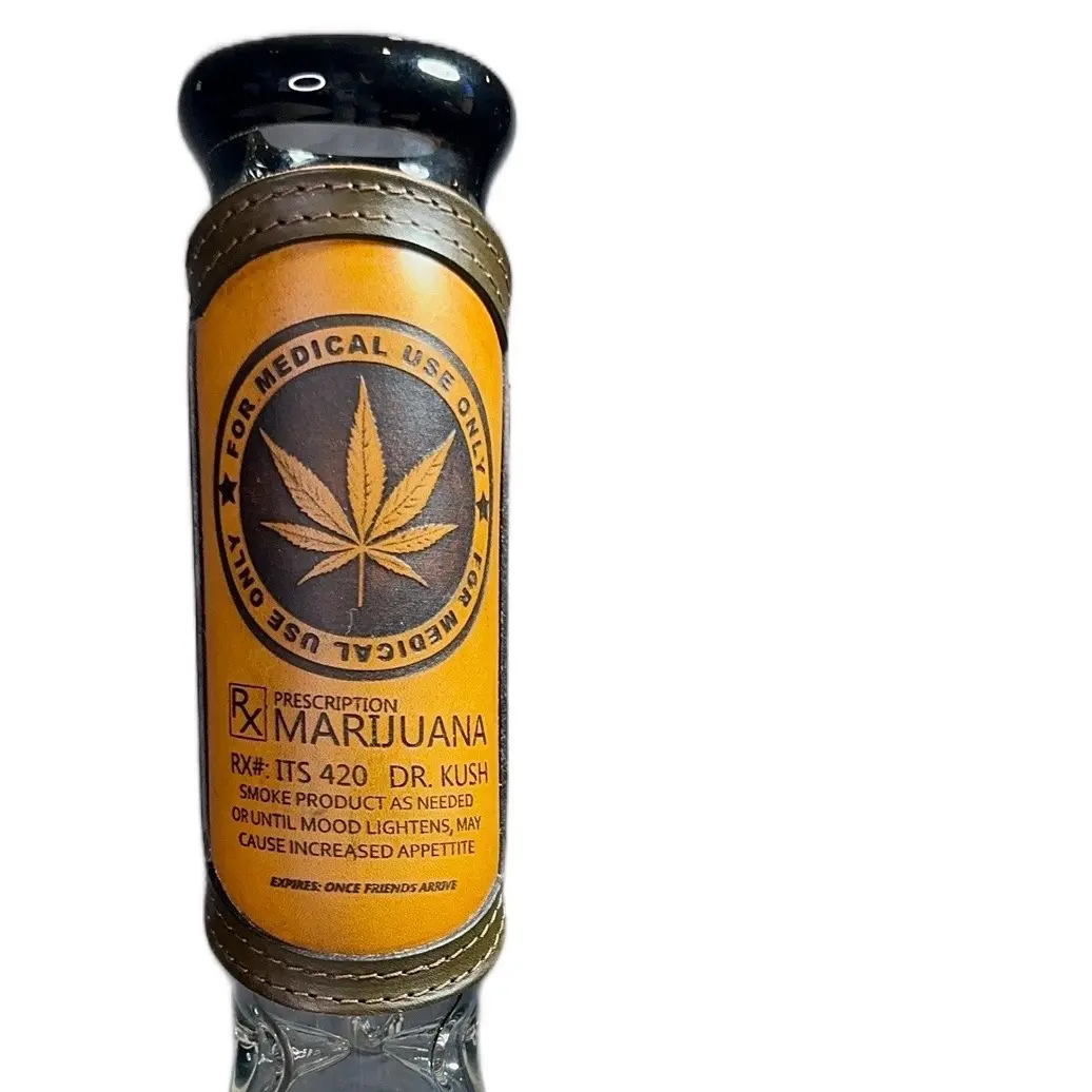 RipGrip: Elevate Your Sesh - Customizable Leather Water Pipe Sleeves Designed for Comfort, Style, and Function