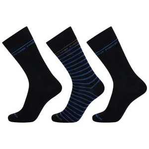 CR7 Men's Cotton Blend 3-Pack Fashion Socks, multicolor