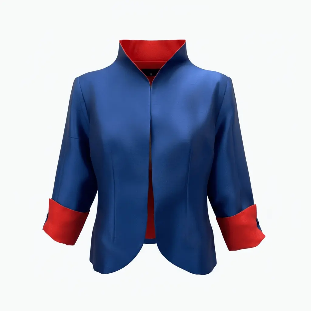 Heidi Daus® "Luxe Be A Lady" Reversible Blazer