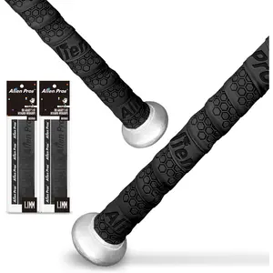 ALIEN PROS Bat Grip Tape for Baseball (2 Grips/4 Grips) – 1.1 mm Precut and Pro Feel Bat Tape – Replacement for Old Baseball bat Grip – Wrap Your Bat for an Epic Home Run (2 Grips/4 Grips)